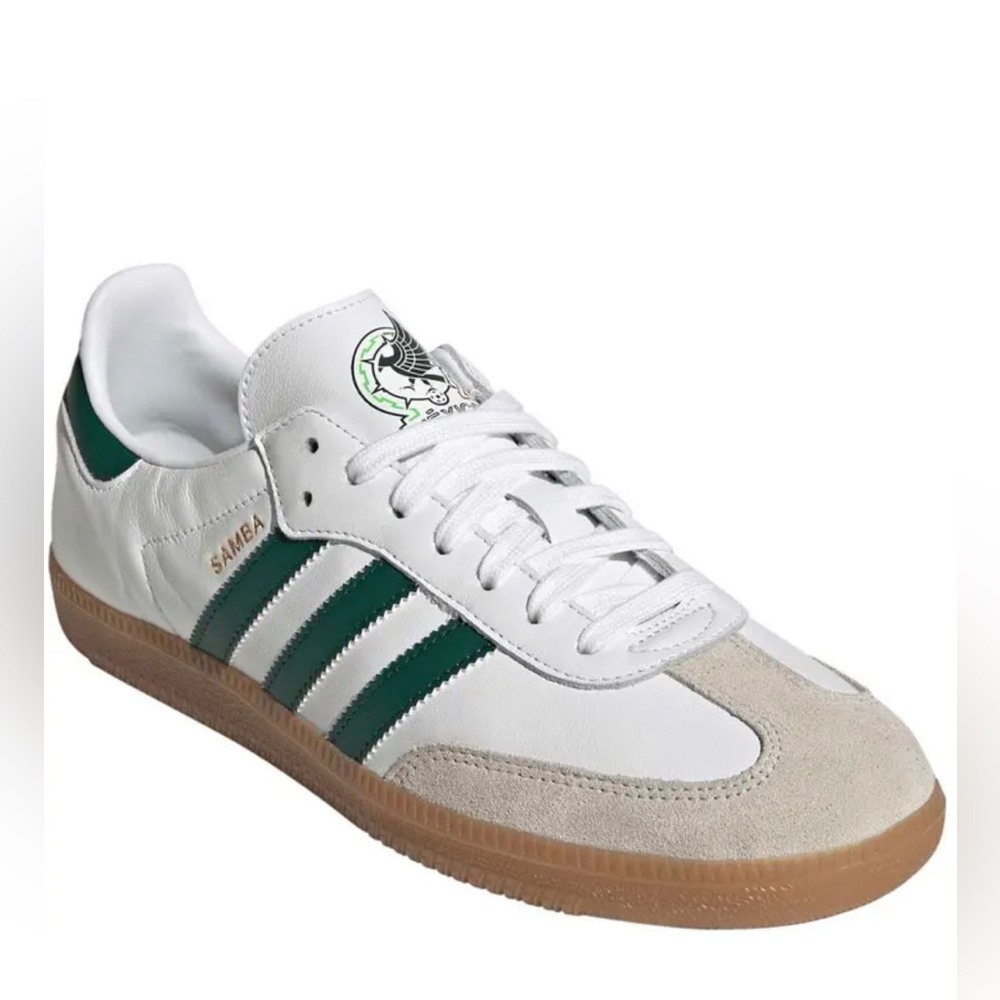 Adidas White Mexico National Team Samba Shoes NWT